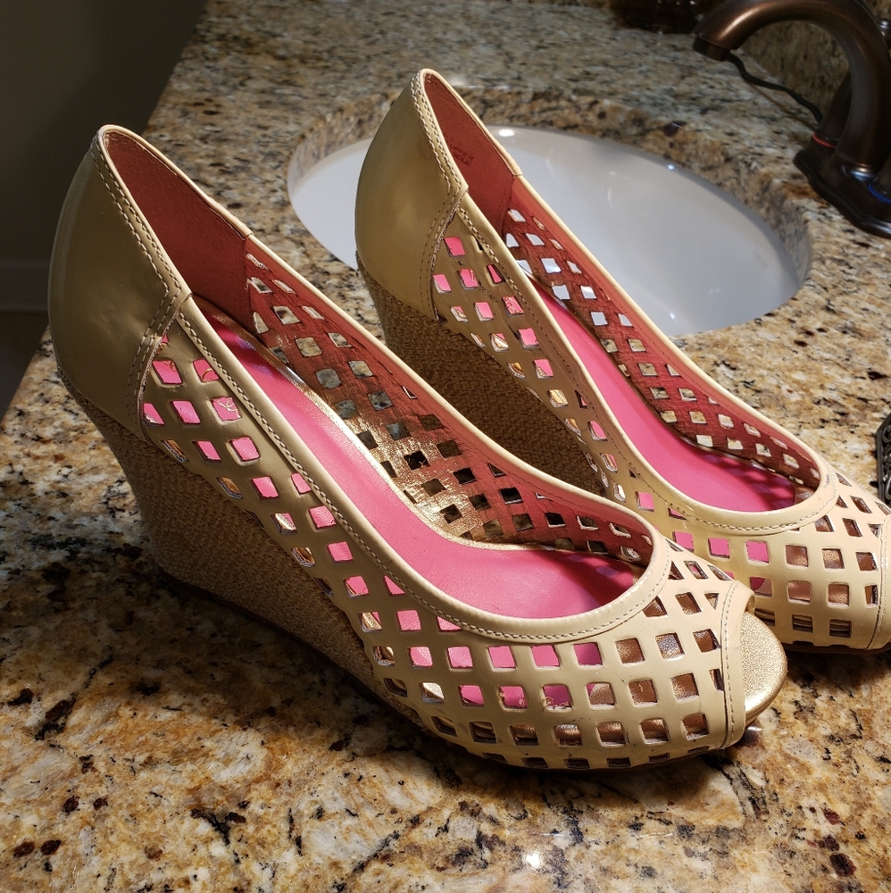 Lilly Pulitzer Resort Chic Wedge Sandal, 7M